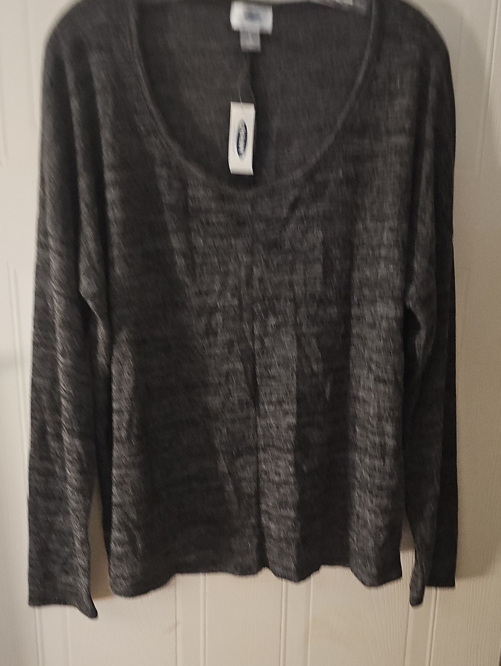 Old Navy Gray Scoop Neck Women's Sweater